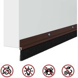  Držač četke za vrata 12 pcs Smeđa 100 cm Aluminijski legura | shoptok.hr