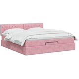  Krevet od pjene s madracem i LED-om Ružičasta 180 x 200 cm | shoptok.hr