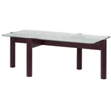 Bordo stolić za kavu sa staklenom pločom stola 55x105 cm Kob –