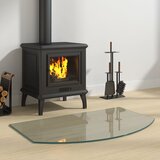 vidaXL Staklena ploča za kamin 80 x 50 cm Cijene