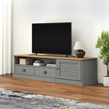 The Living Store TV omarica VIGO siva 156x40x40 cm trdna borovina - TV Omarica, (21377063) | Shoptok.si
