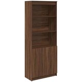 vidaXL Visoka omara rjavi hrast 70x35x180 cm inženirski les | Shoptok.si