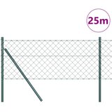  Stup za ogradu Zelena 25 x 0,6 m (mreža 60 x 60 mm) Čelik i PVC | shoptok.hr
