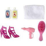  Lutka za igru s dugom plavom kosom i opremom za kupaonicu | shoptok.hr