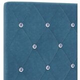  Uzglavlje Tamno plava 90 cm Baršun | shoptok.hr