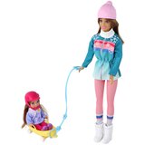  Lutka Anlily majke i kćeri na sanjkama - 30 cm | shoptok.hr