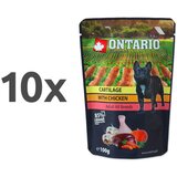 Ontario Dog - piščanec in hrustanec v juhi - 100 g 10 x 100 g | Shoptok.si
