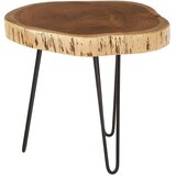 Premier Housewares Stranska mizica z mizno ploščo iz akacije 46x48 cm Nandri – Cene