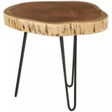 Premier Housewares Stranska mizica z mizno ploščo iz akacije 46x48 cm Nandri –