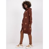 FANCY Sweatshirt-FA-BL-7411.85P-dark brown | Shoptok.si