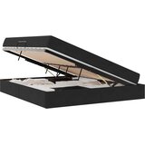 vidaXL Krevet s madracem i skladištem Crna 160 x 200 cm Baršun - Crna 160 x 200 cm | shoptok.hr
