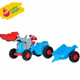 Rolly Toys traktor na pedale sa prikolicom i utovarivačem Rolly Kiddy Classic Cene