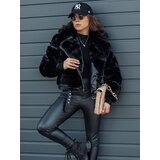 DStreet Women's winter fur jacket SAVARA black | shoptok.hr