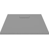 vidaXL Kad za tuš SMC siva 90x70 cm | Shoptok.si