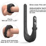 Dorcel vibracijski nastavljiv obroček za penis (črna) | Shoptok.si