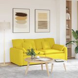  Modularna sofa s jastucima svijetložuta Cijene