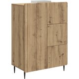  Kreveta Hrast artisan 66 x 34,5 x 91,5 cm Konstruirano drvo | shoptok.hr