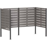  Ekran za kante za smeće 167 x 85 x 113 cm Otporni čelik Rđa | shoptok.hr