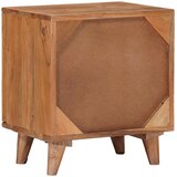  Ručno rađeni noćni ormarić Tamnije smeđi teak 40 x 30 x 45 cm | Eponuda.ba