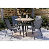 Ambia Garden VRTNA MIZA les, kovina barve akacije | Shoptok.si
