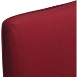 Maison Chic Prevleka za zunanjo pohištvo - Ravne raztegljive prevleke za stole 6 kosov bordo, (21795412) | Shoptok.si