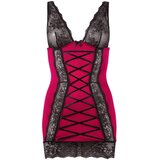 Cottelli - Ekskluzivna čipkasta in čipkasta obleka (rdeča in črna) - M | Shoptok.si