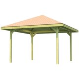 Paviljoni, šotori, ponjave in dodatki WEKA Leseni vrtni gazebo 651 (380 x 380 x 299 cm) | Shoptok.si