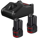 Bosch Starter set 2 x baterije GBA 12V 3.0Ah + punjač GAL 12V-40 | ePonuda.com