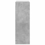  Komoda s LED svjetlima siva boja betona 72x34x100 cm drvena | Eponuda.ba