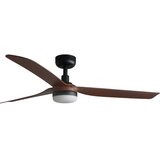 Faro 33817WT1S-LED prigušiva ventilator PUNT M 18W/230V CCT prečnik 132 cm braon/crna WT+DO | Eponuda.com