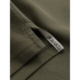 Ombre Men's BASIC single-color pique knit polo shirt - dark olive green | shoptok.hr