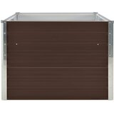  Povišena vrtna gredica 160 x 80 x 45 cm pocinčani čelik smeđa | shoptok.hr