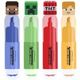 Minecraft Set 4 textmarkera s pečatom | shoptok.hr