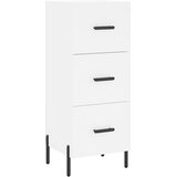 Visoka komoda bijeli 34,5x34x180 cm od konstruiranog drva | Eponuda.com
