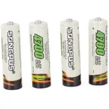 4x akumulatorska polnilna baterija AA 4700 mAh