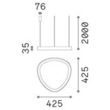 Ideal Lux VISEČA LED-SVETILKA 36 W 4000K K 220-240 V | Shoptok.si