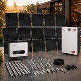  Off-grid solarni set 5,80 kWp – Growatt 6 kW + FUJI RITAR baterija 15 kWh Cijene