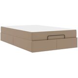  Okvir kreveta s madracem Ostalo 2 kom. Smeđa PVC Žućkastosmeđa 120 x 200 cm | Shoptok.si