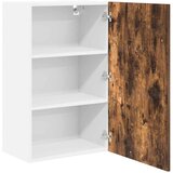 vidaXL viseći ormarić riga dimljeni hrast i bijela 50 x 31 x 80 cm | shoptok.hr