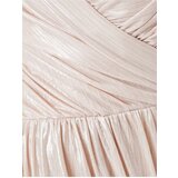 Koton Long Evening Dress Draped Strap Shiny | shoptok.hr