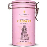 Greenomic Cannoli di Sicilia - v kovinski škatli - Nocciola Cene