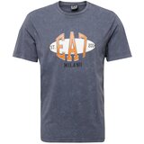 Ea7 Emporio Armani Majica temno modra / oranžna / črna / bela | Shoptok.si