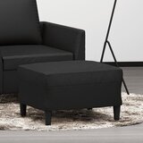 vidaXL Stolček za noge črn 60x50x41 cm umetno usnje Cene