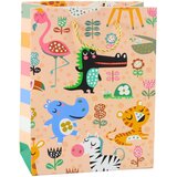  Safari Animals Paper Gift Bag 23 x 18 x 10.5 cm | Shoptok.si