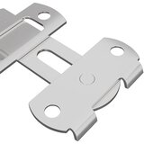  Zaključavanje vrata 12 pcs Srebrno 70 x 8 mm Čelik | shoptok.hr