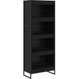vidaXL Ormarić za knjige Crni hrast 80 x 30 x 155 cm Konstruirano drvo | shoptok.hr