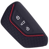 INF Silikonski ovitek za ključ, združljiv z Volkswagen Golf 8, ID4X, R-Line in Touareg X red+black, (5000152191) | Shoptok.si