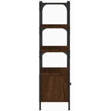 Regal za knjige 3 razine smeđa boja hrasta 70x30x109 5cm drveni | shoptok.hr
