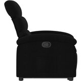  Naslonjač na podizanje od tkanine crni | shoptok.hr