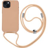 AVIZAR Poltrdi ovitek z vrvico za iPhone 14 z mehko notranjostjo, ovratnikom - roza, (20715167) Cene